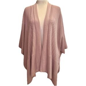 Lululemon Wrap OS Women's Dream Weaver Cape Lavender Fall Cardigan Travel Career